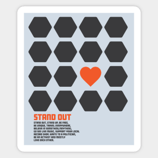 Stand Out Sticker